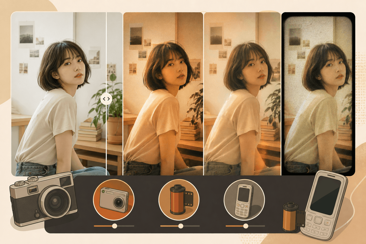 Applying CCD and film filters in CCD Diary: Vintage Camera