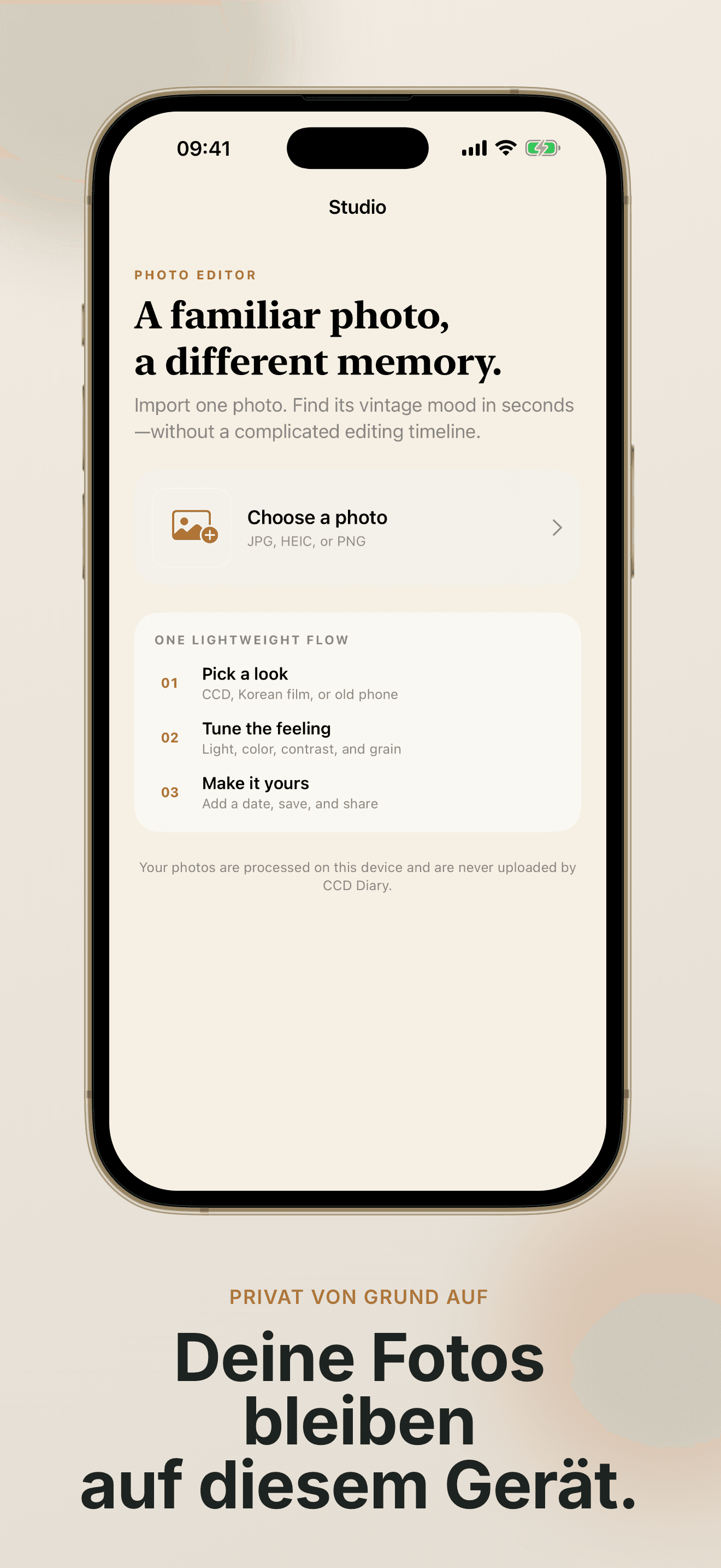 App screenshot