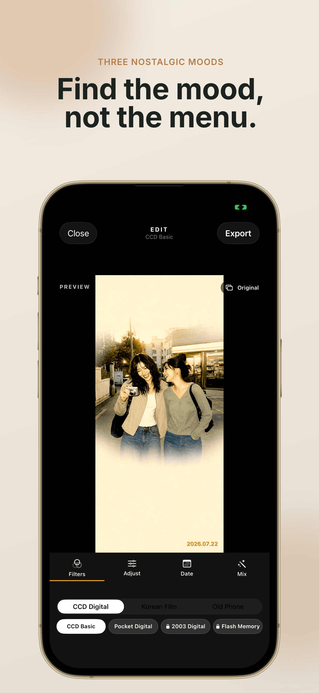 CCD Diary: Vintage Camera app screenshot